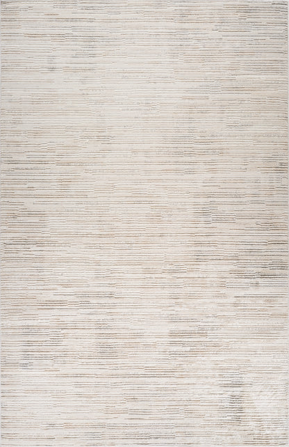Kaori Abstract Contemporary Beige and Cream Indoor Rug-1