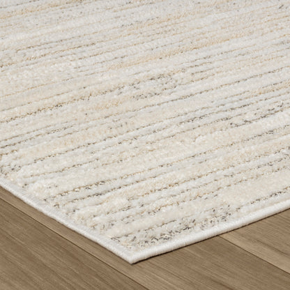 Kaori Abstract Contemporary Beige and Cream Indoor Rug-9