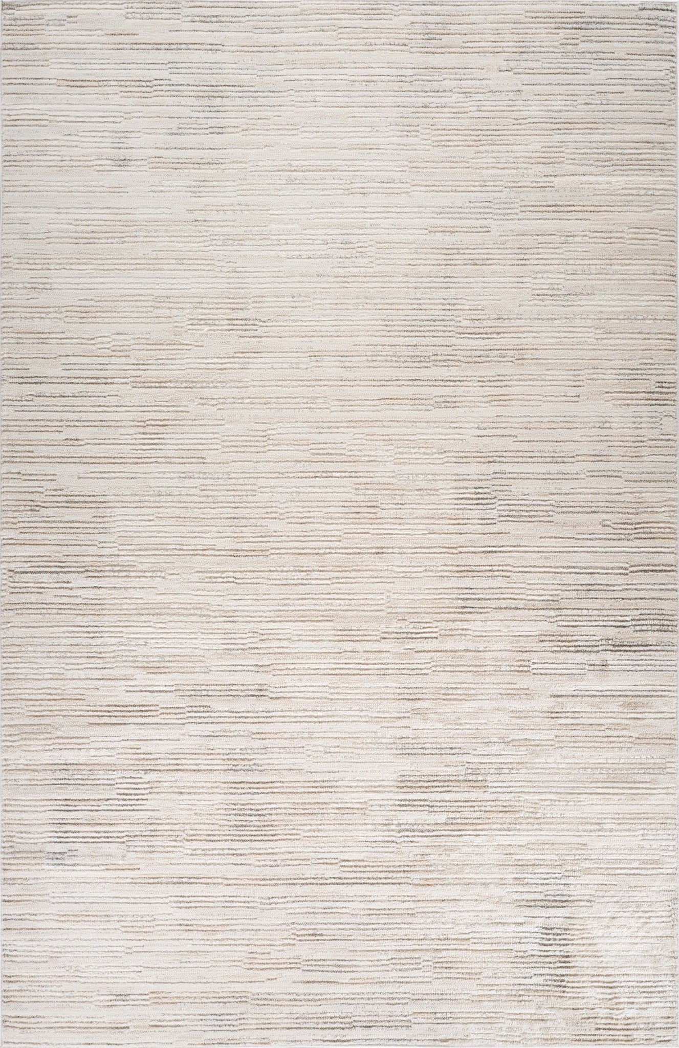 Kaori Abstract Contemporary Beige and Cream Indoor Rug-3