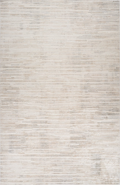 Kaori Abstract Contemporary Beige and Cream Indoor Rug-3