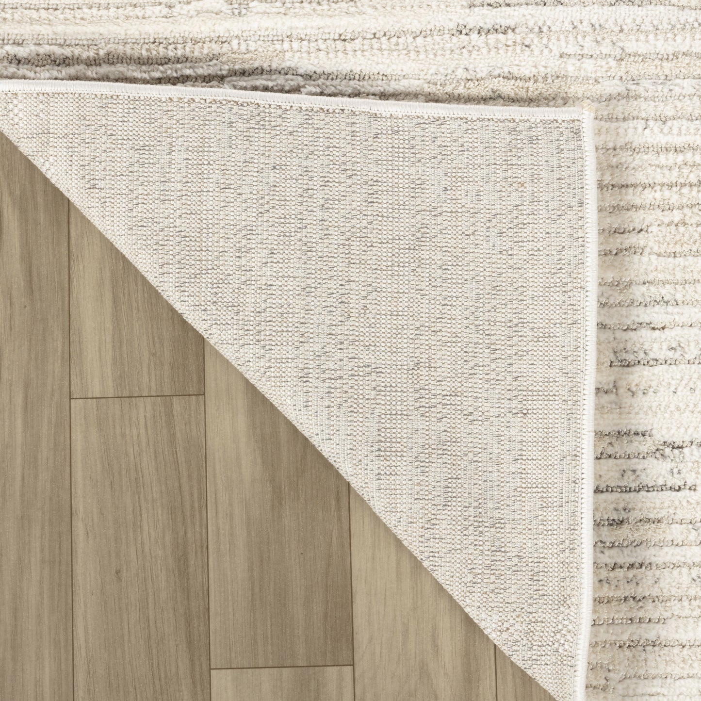 Kaori Abstract Contemporary Beige and Cream Indoor Rug-12