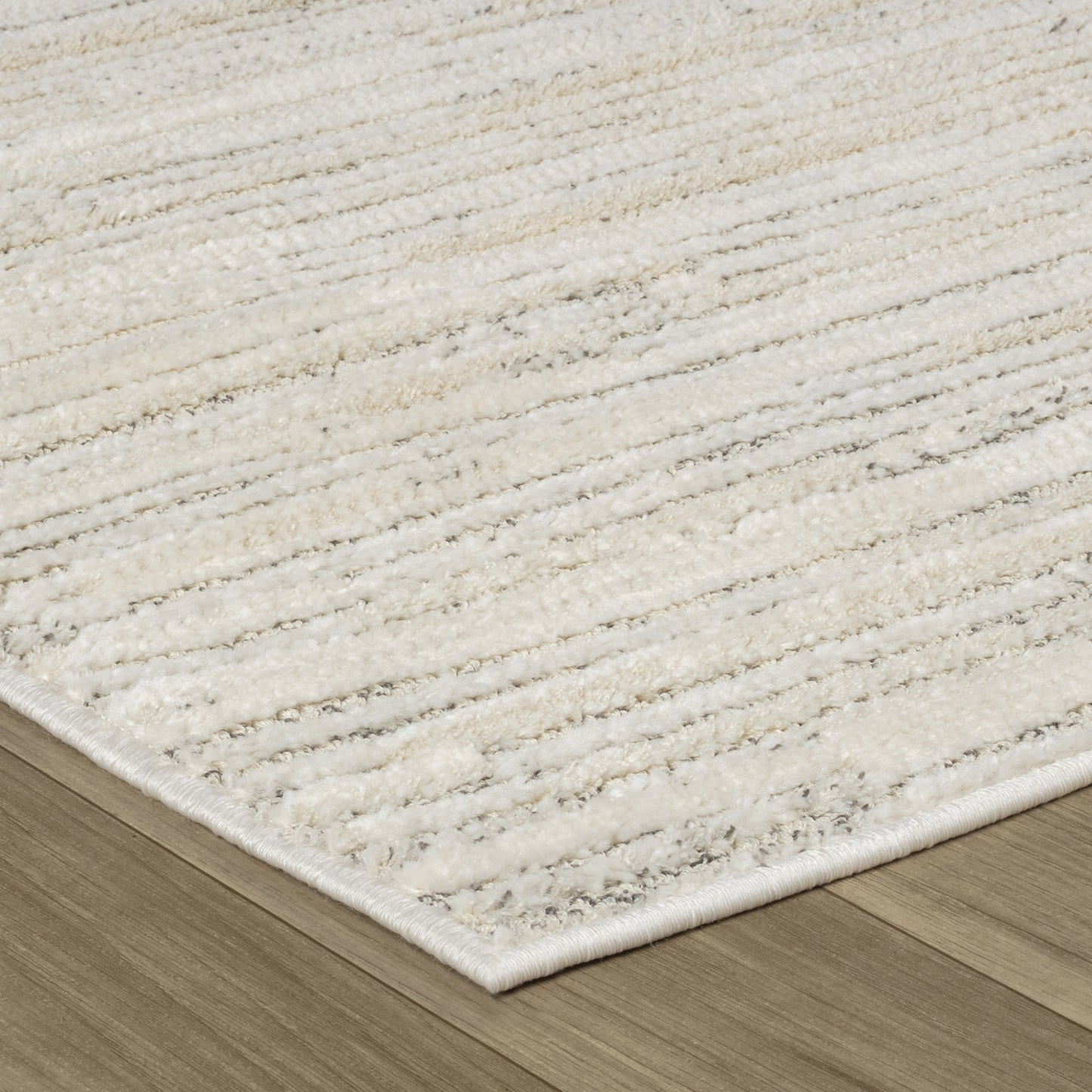Kaori Abstract Contemporary Beige and Cream Indoor Rug-14