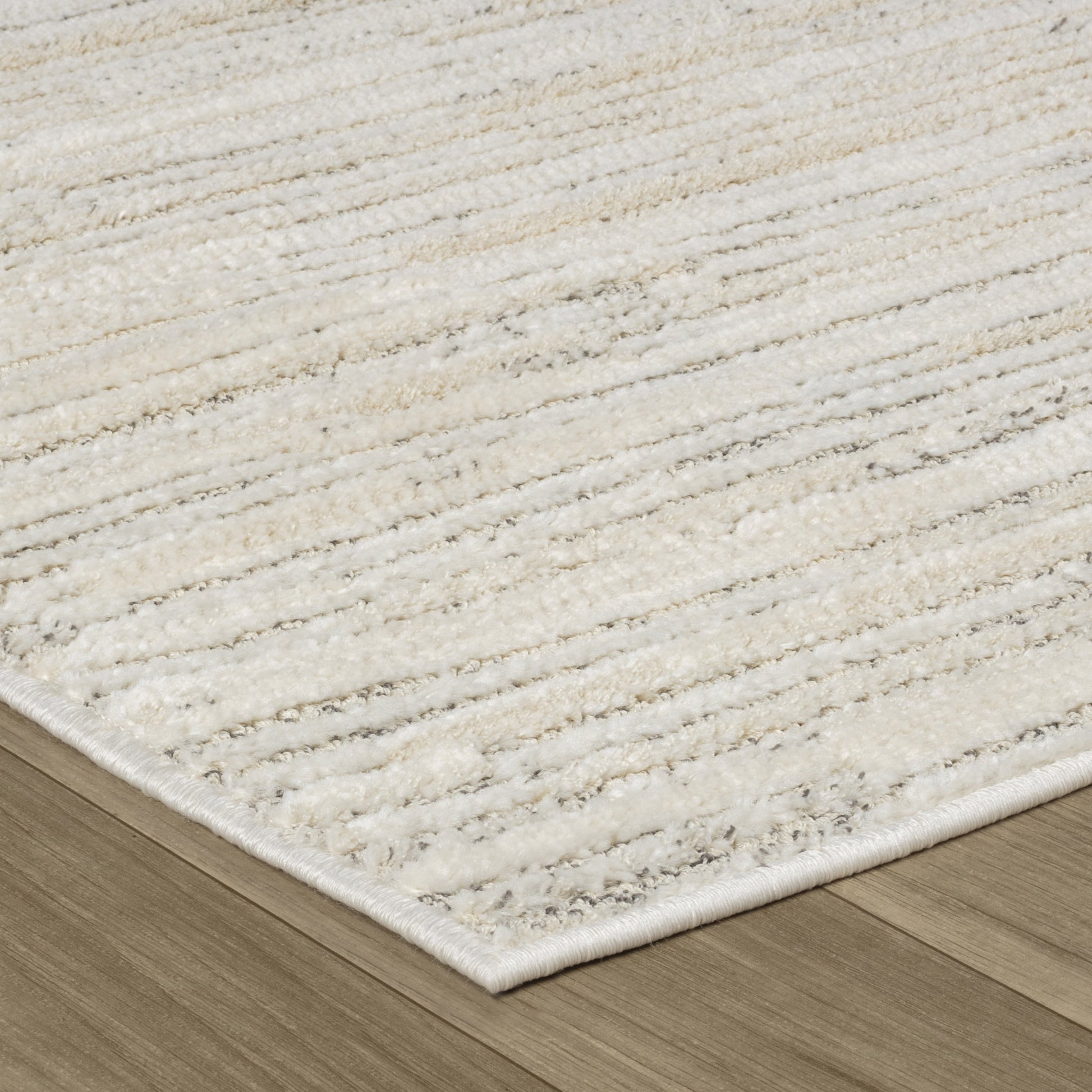 Kaori Abstract Contemporary Beige and Cream Indoor Rug-14