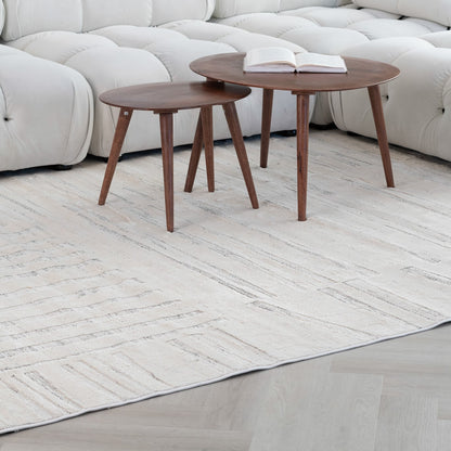 Astra Modern Abstract Beige Rug