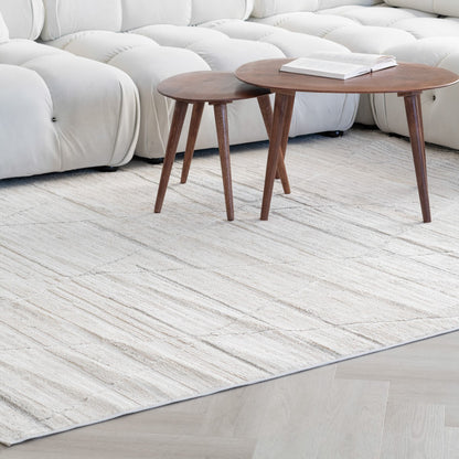 Astra Modern Abstract Beige Rug