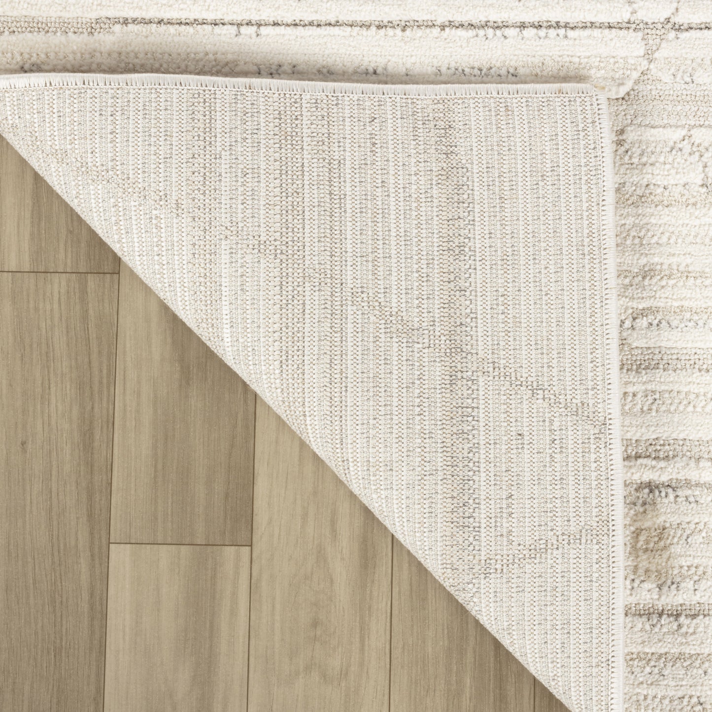 Anaya Geometric Contemporary Beige and Cream Indoor Rug-19