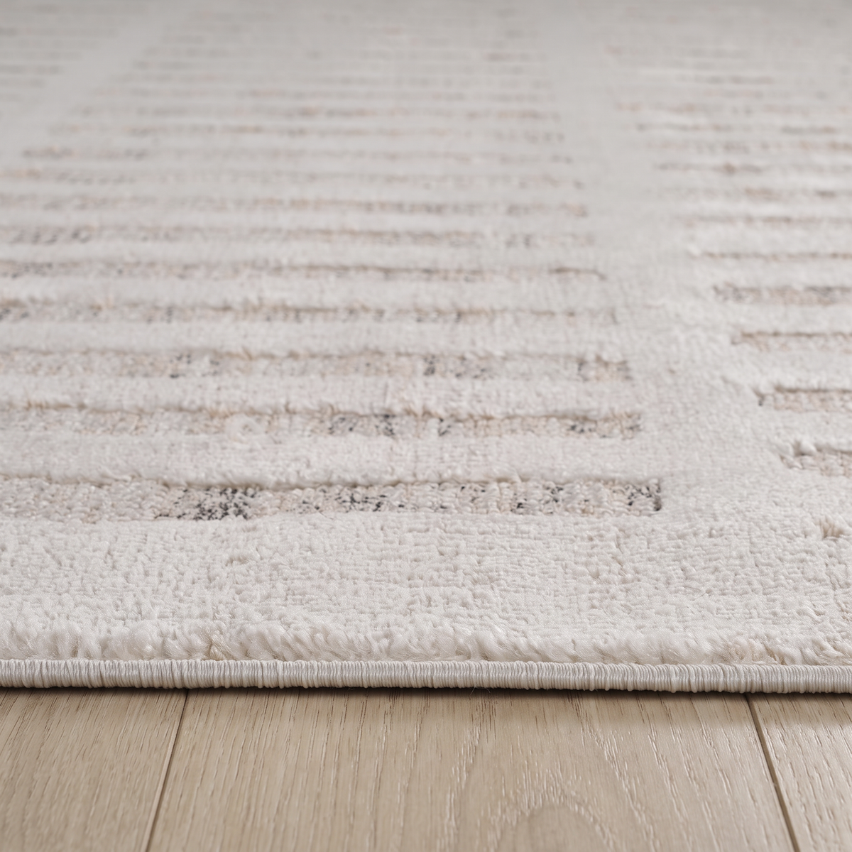 Tapis beige abstrait moderne Astra