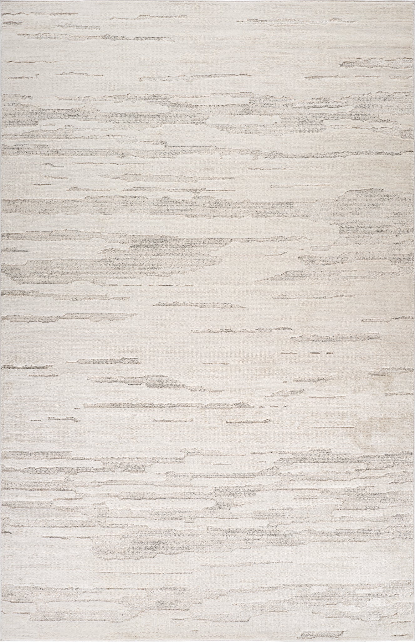 Soma Abstract Contemporary Beige and Cream Indoor Rug