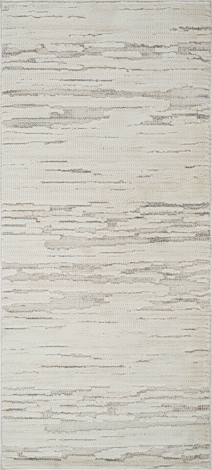 Soma Abstract Contemporary Beige and Cream Indoor Rug