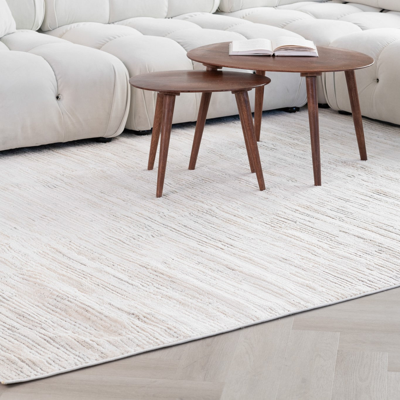 Astra Modern Abstract Beige Rug