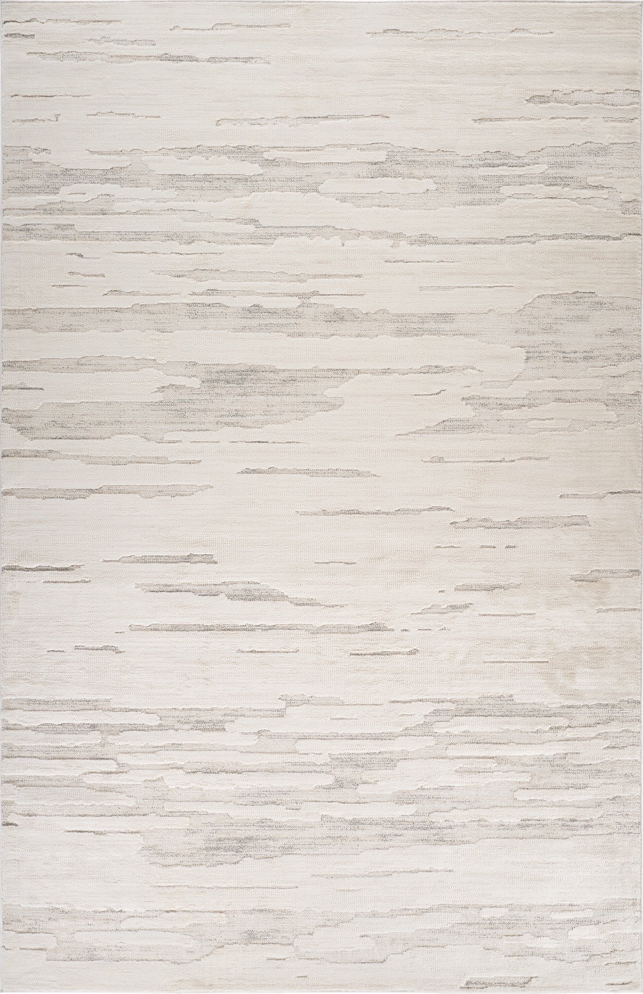 Soma Abstract Contemporary Beige and Cream Indoor Rug