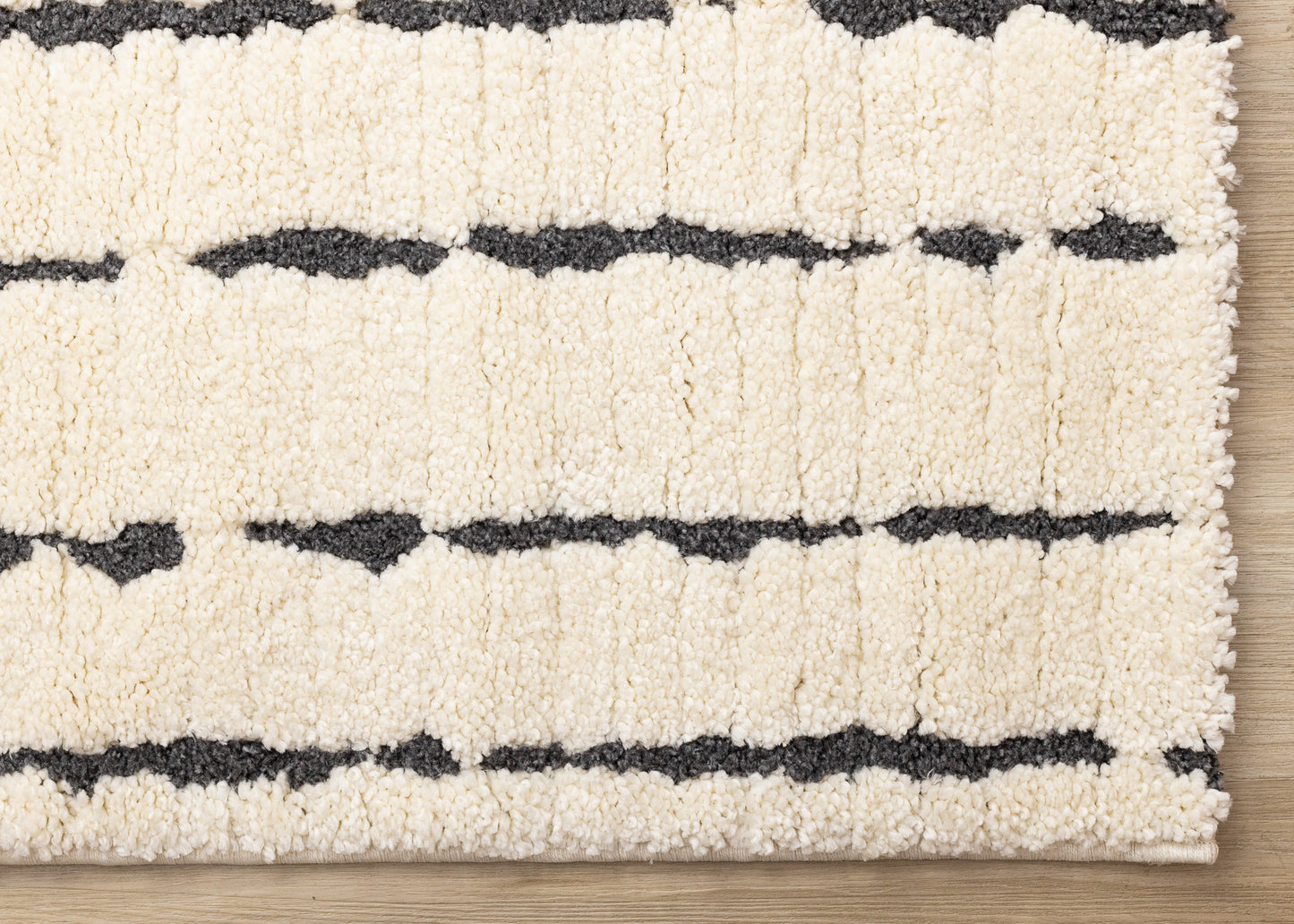 Contemporary Stripes Cream Area Rug-6