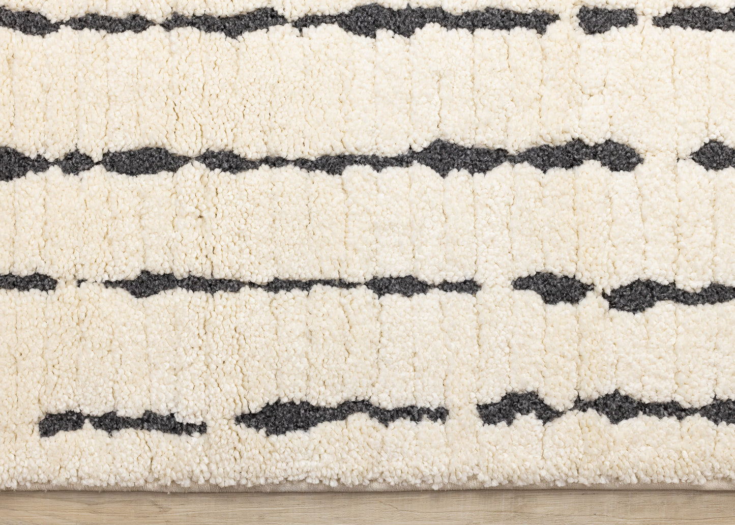 Contemporary Stripes Cream Area Rug-9