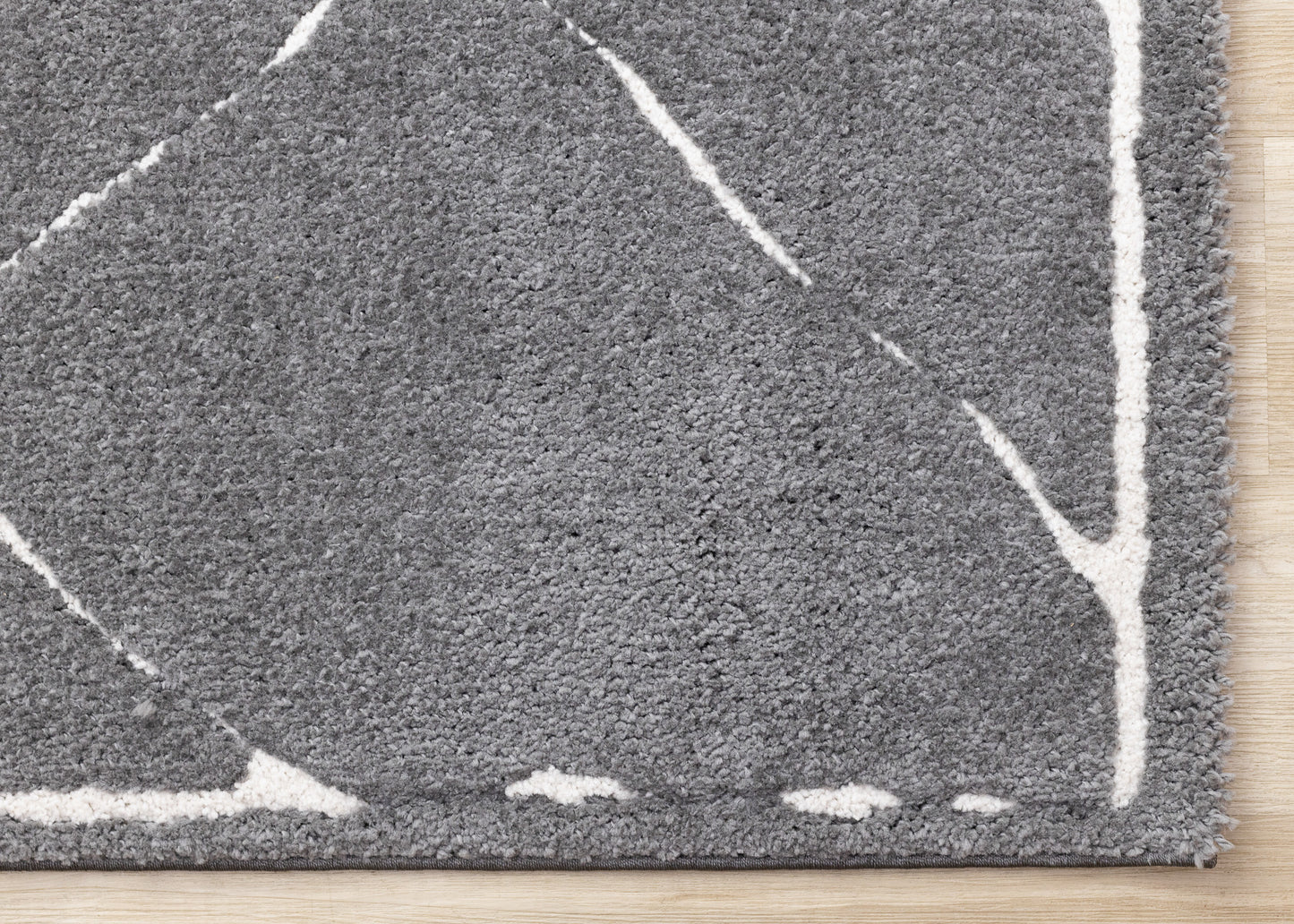 Contemporary Trellis Grey Area Rug