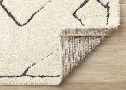 Contemporary Trellis Cream Area Rug