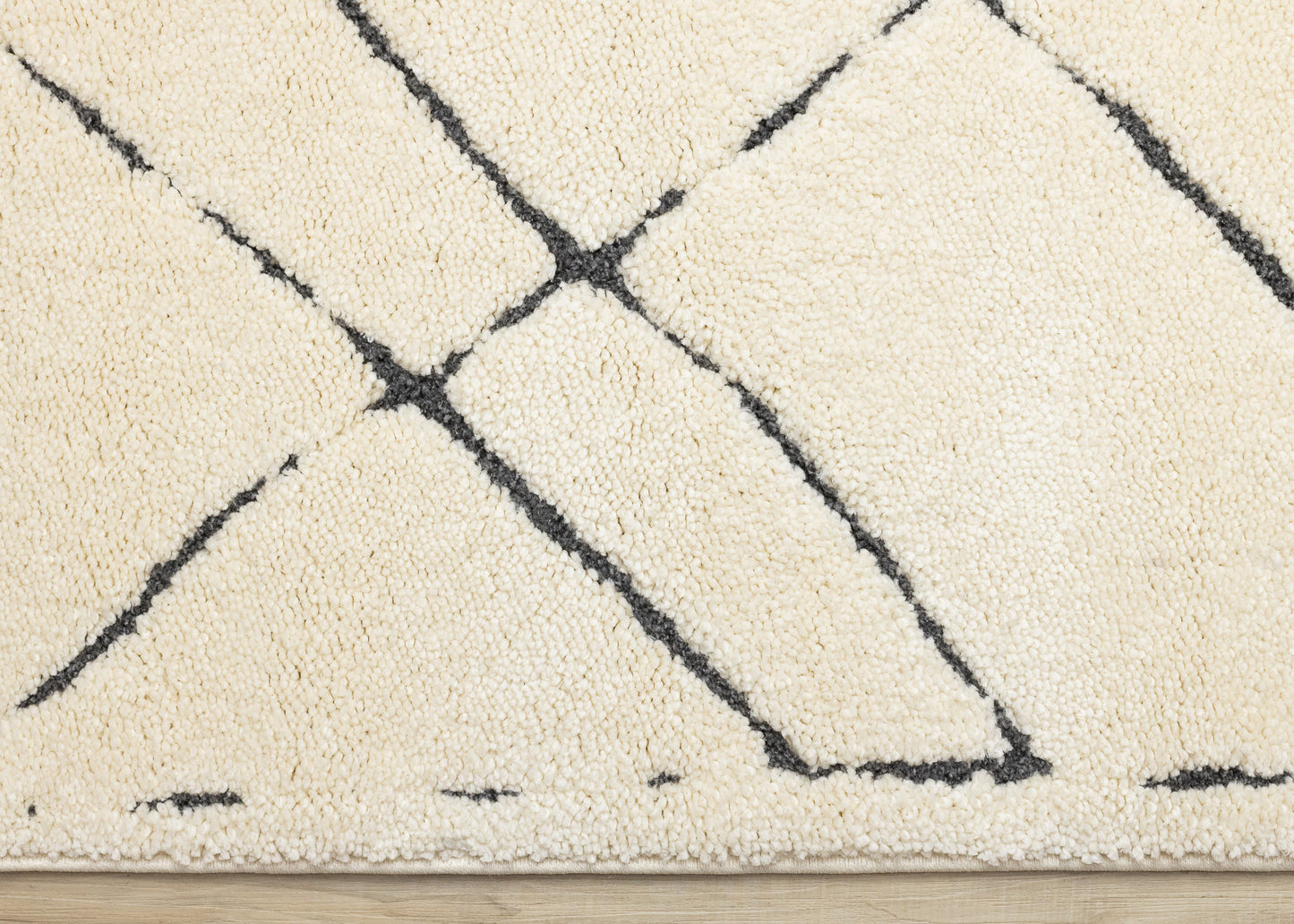 Contemporary Trellis Cream Area Rug