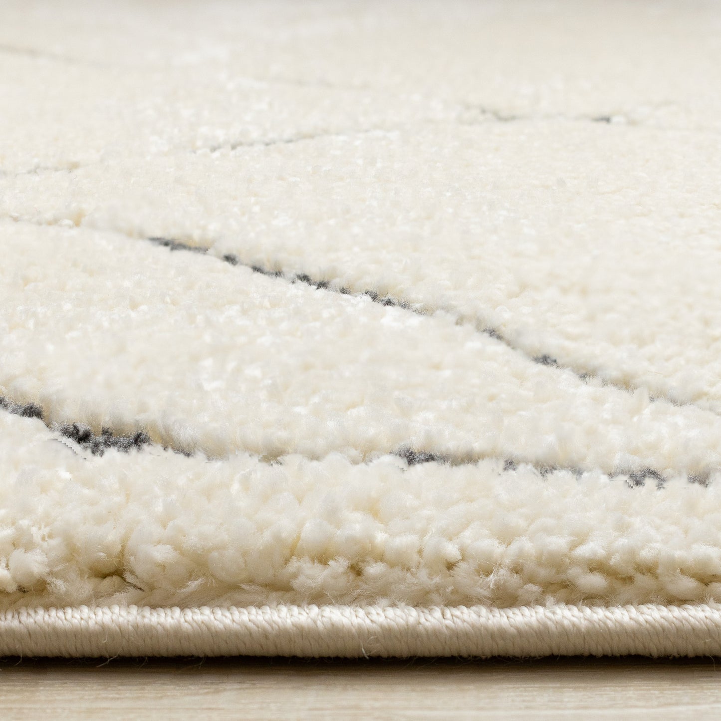 Contemporary Trellis Cream Area Rug