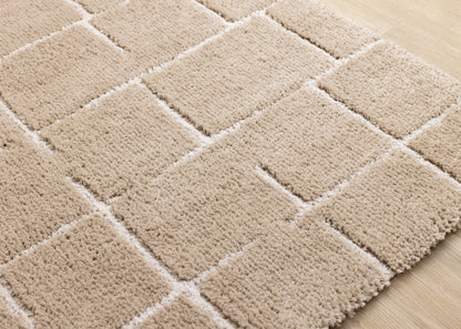 Contemporary Stripes Grey Area Rug