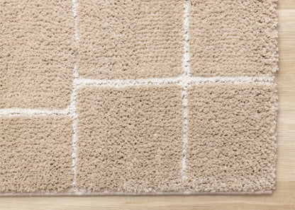 Contemporary Stripes Grey Area Rug