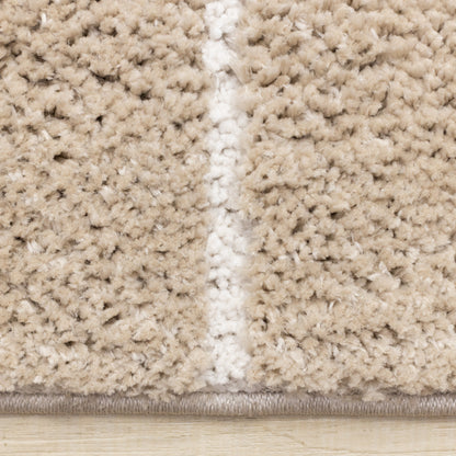 Contemporary Stripes Grey Area Rug