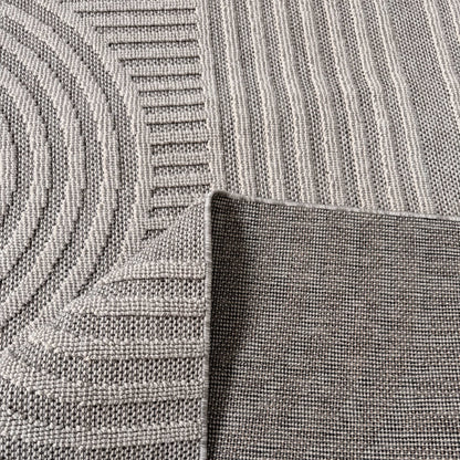 Hogar Abstract Modern Grey Rug