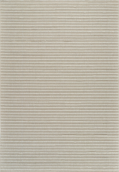 Hogar Striped Modern Brown Rug