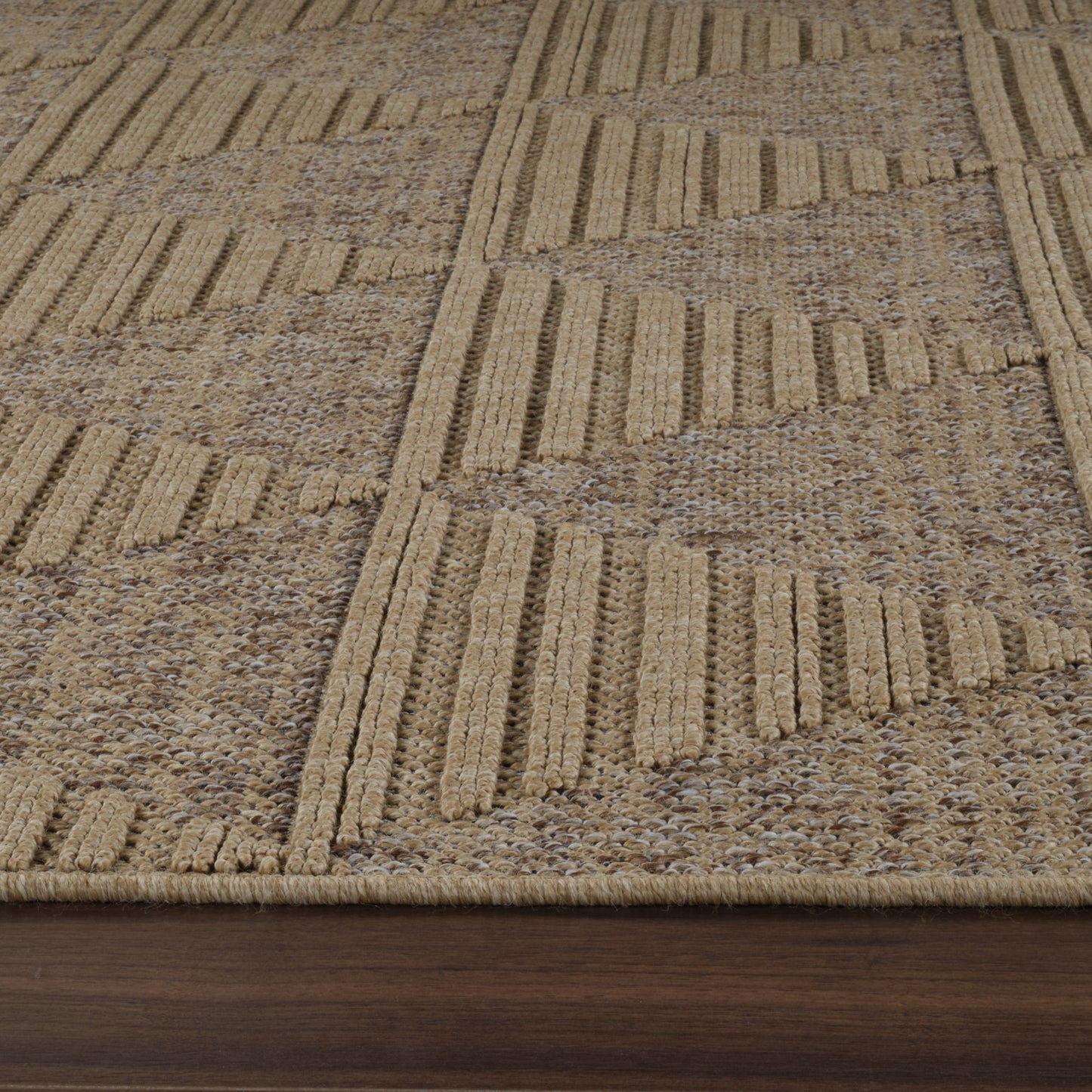 Hogar Abstract Modern Brown Rug