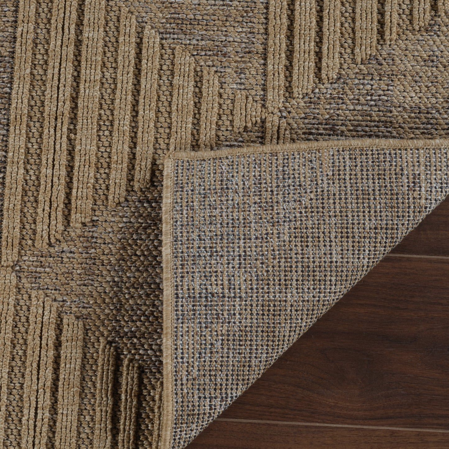 Hogar Abstract Modern Brown Rug