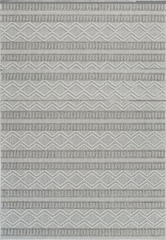 Hogar Abstract Modern Grey Rug