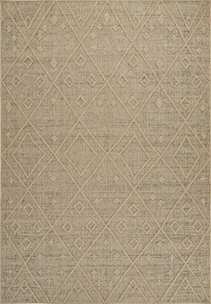 Tapis marron Boho abstrait Hogar