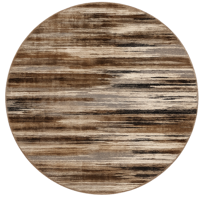 Sedona Abstract Contemporary Brown and Beige Indoor Rug-26