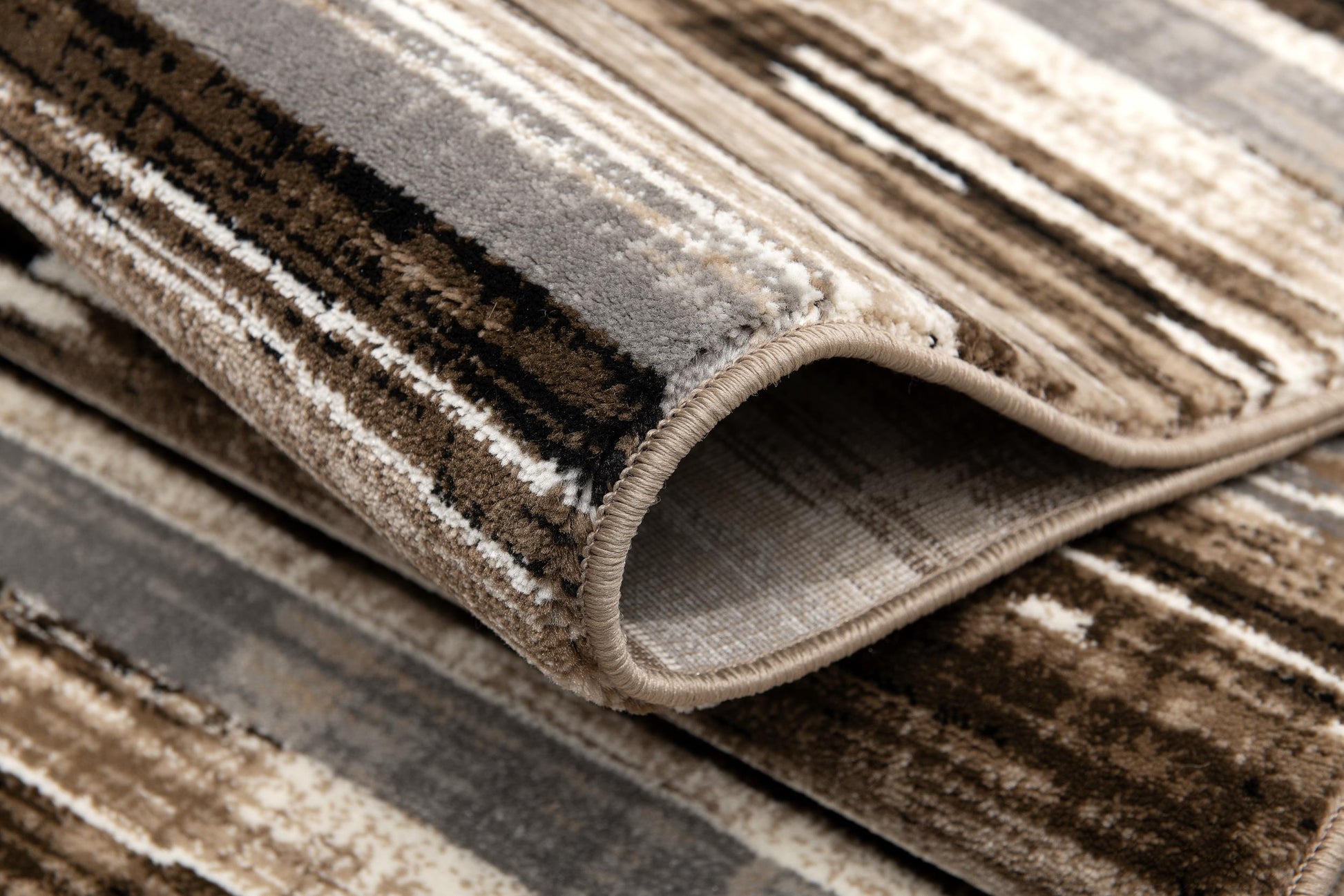 Sedona Abstract Contemporary Brown and Beige Indoor Rug-28