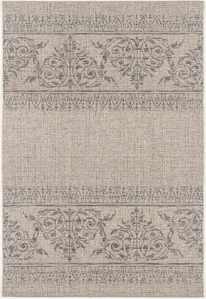 Vista Abstract Boho Ivory Rug