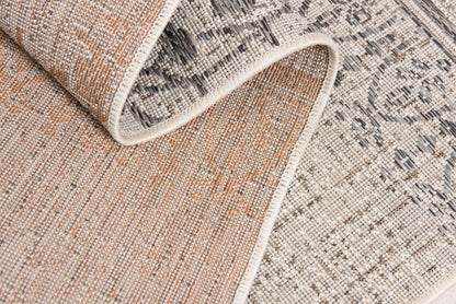 Florentia Damask Contemporary Ivory and Beige Indoor Rug-13