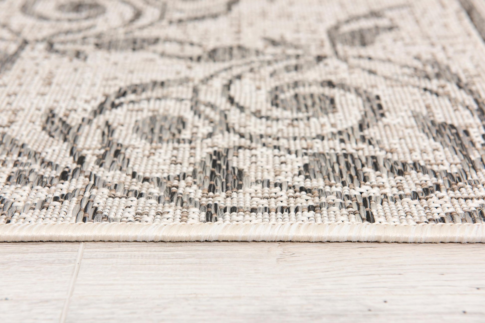 Florentia Damask Contemporary Ivory and Beige Indoor Rug-14