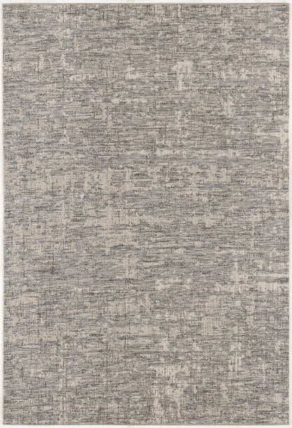 Zen Distressed Solid Modern Grey and Beige Indoor Rug