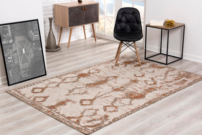 Vista Boho Modern Rust Rug