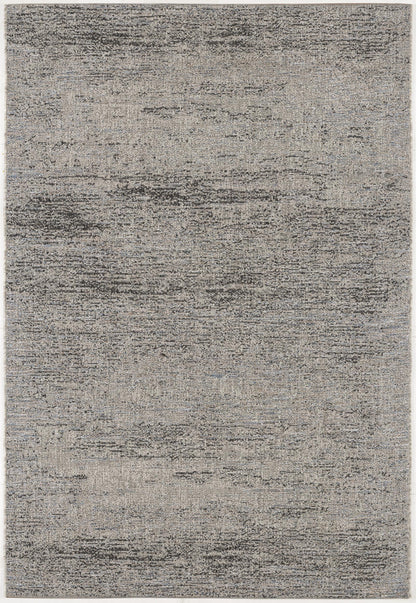 Naira Distressed Solid Modern Grey and Blue Indoor Rug