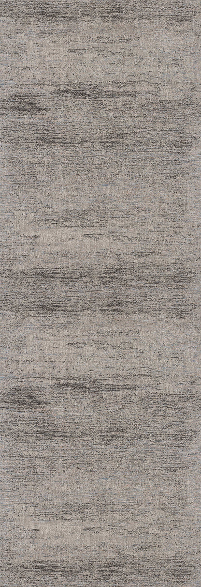 Naira Distressed Solid Modern Grey and Blue Indoor Rug