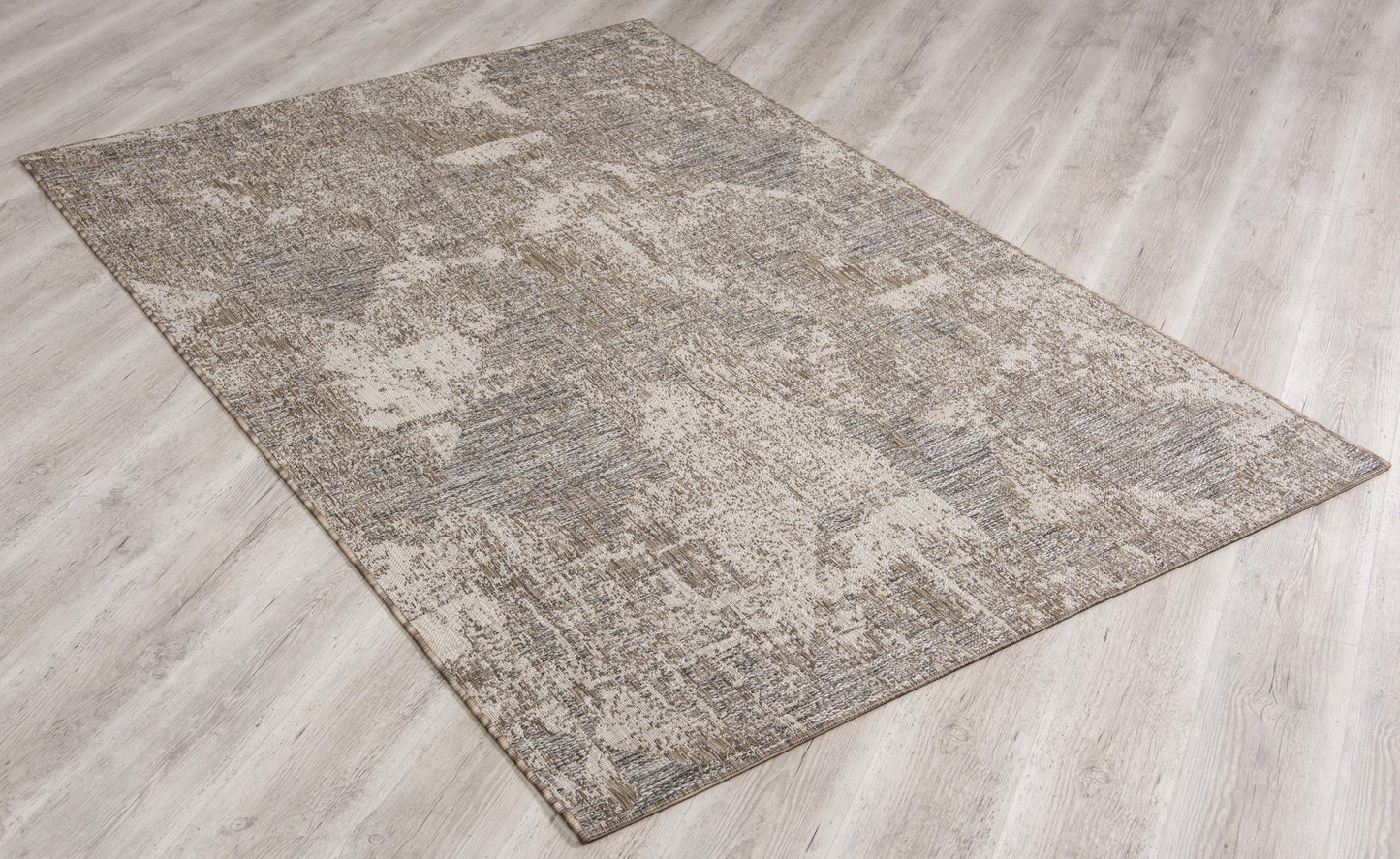 Cairn Abstract Modern Brown and Beige Indoor Rug