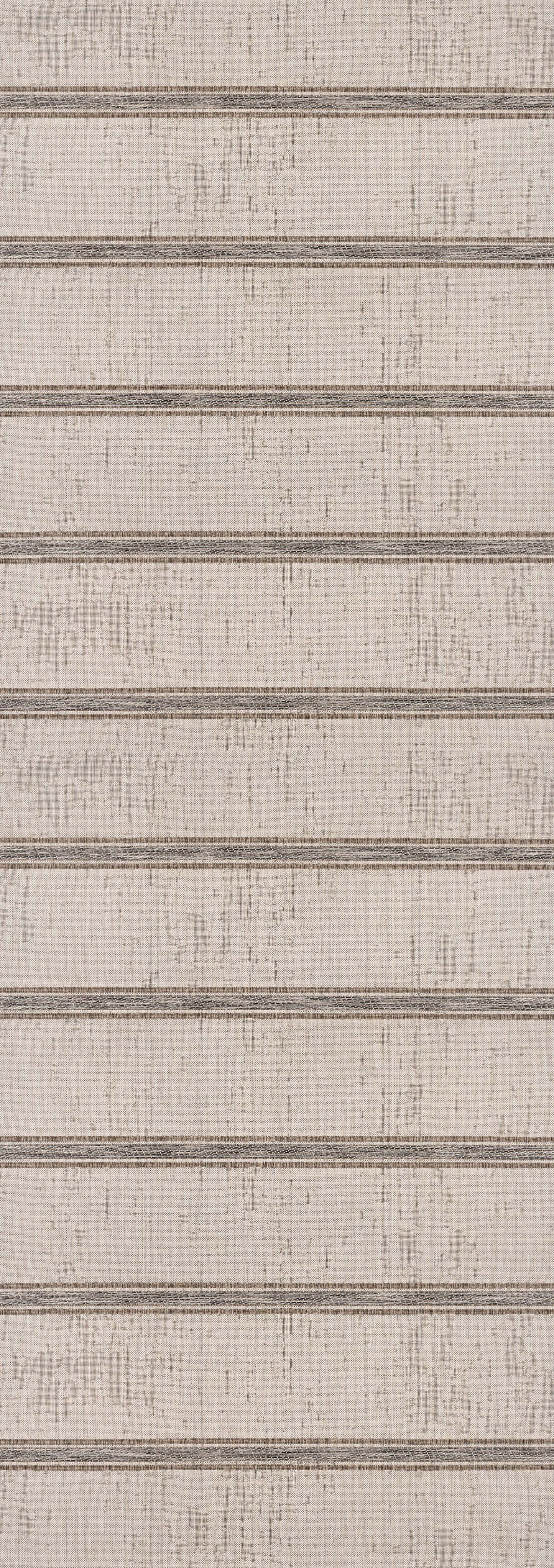 Delos Striped Coastal Beige and Brown Indoor Rug-9