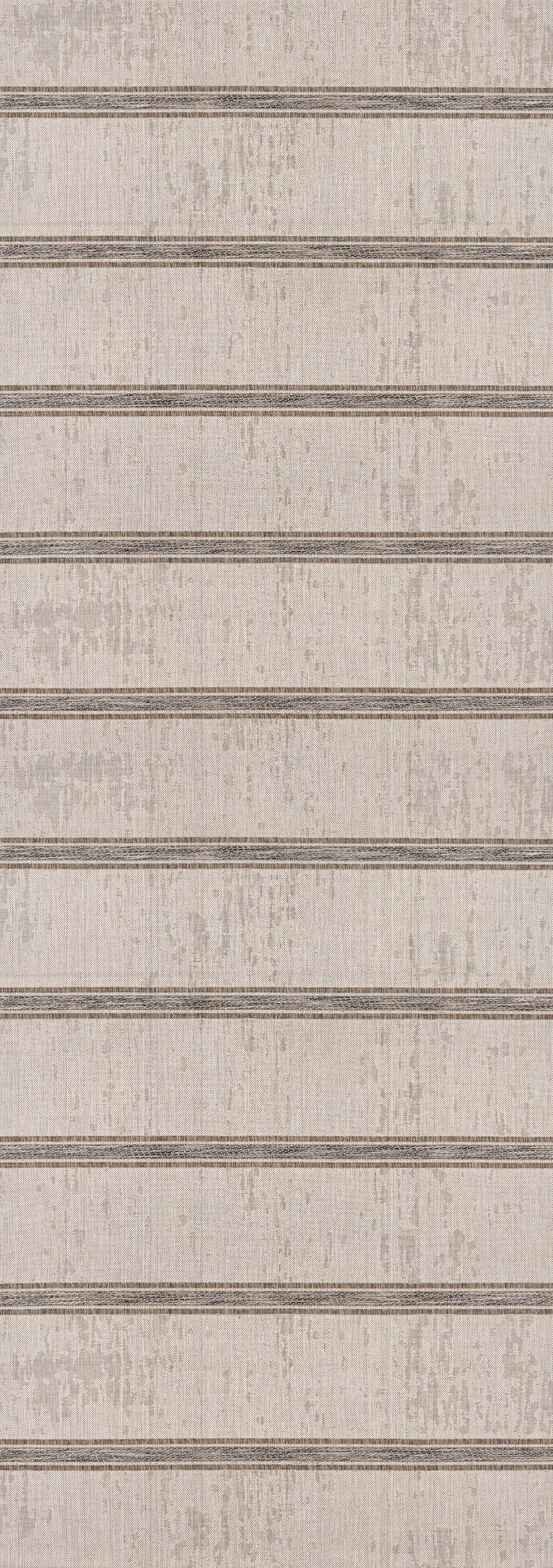 Delos Striped Coastal Beige and Brown Indoor Rug-9