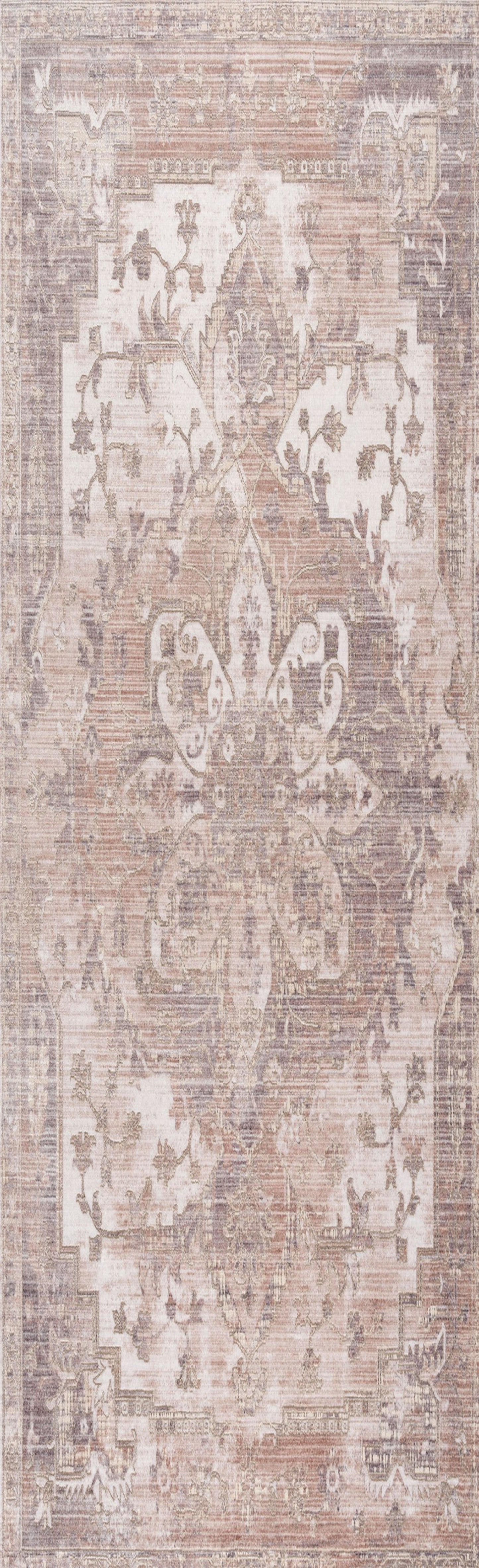 Padova Floral Medallion Transitional Beige and Brown Indoor Rug