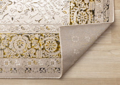 Traditional Border Elegant Cream Area Rug-6