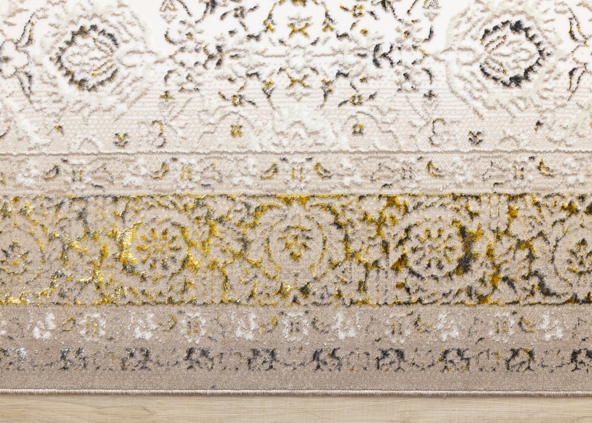 Traditional Border Elegant Cream Area Rug-8