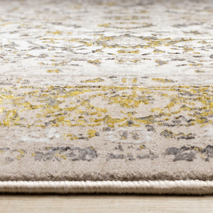 Traditional Border Elegant Cream Area Rug-9