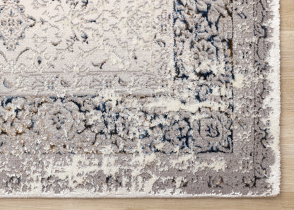 Traditional Border Elegant Cream Area Rug-5