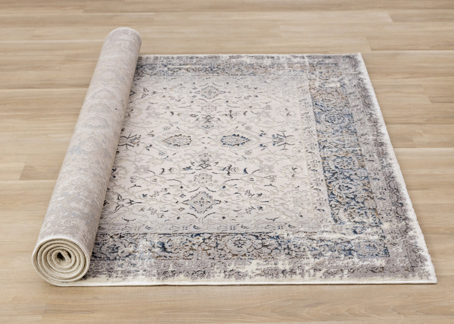 Traditional Border Elegant Cream Area Rug-7