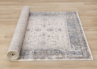 Traditional Border Elegant Cream Area Rug-7