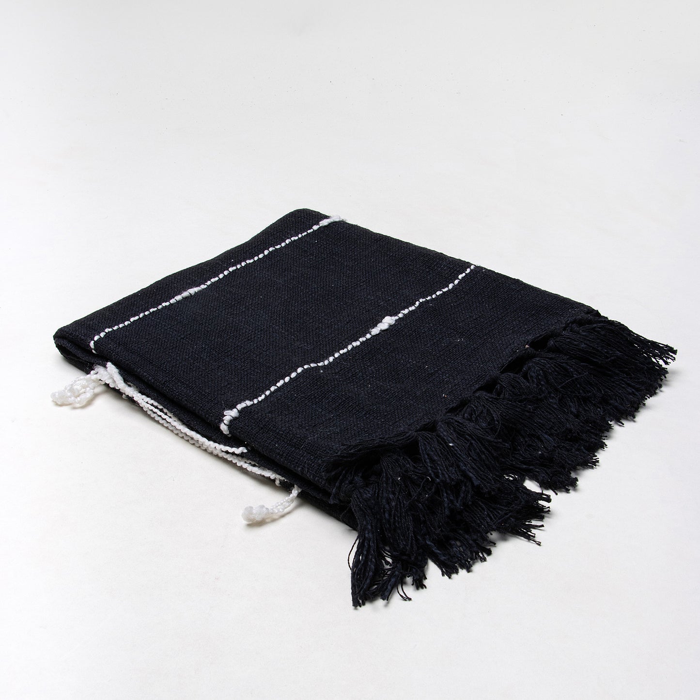 Decorative Throw Black & White